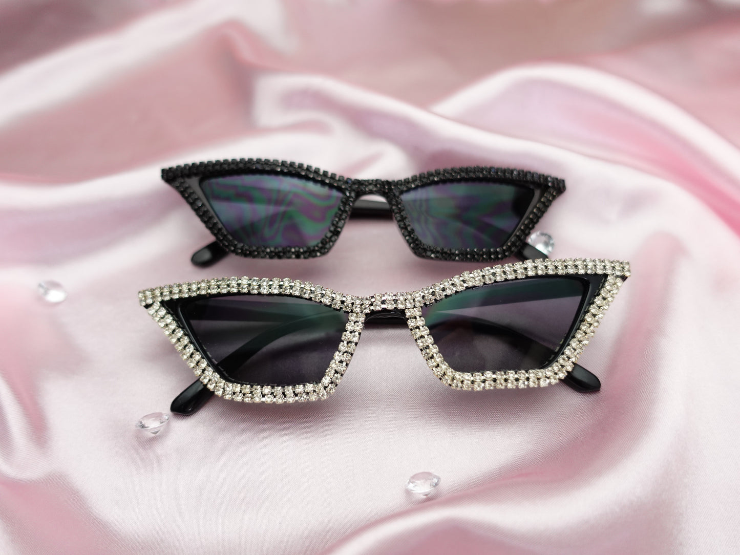 Cloud Dote Rhinestone Cat Eye Sunglasses