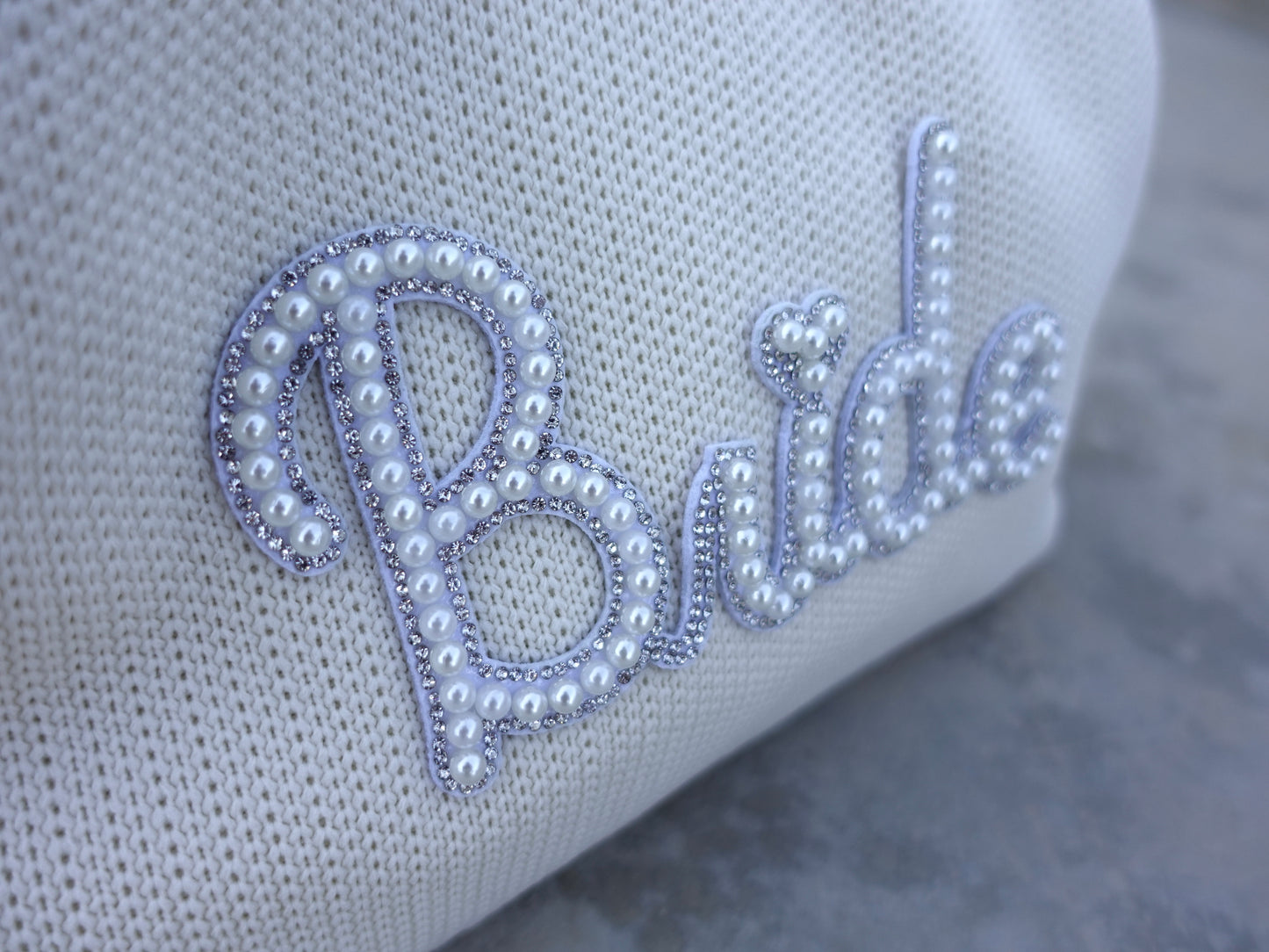 Cloud Dote Bride Knitted Clutch Bag